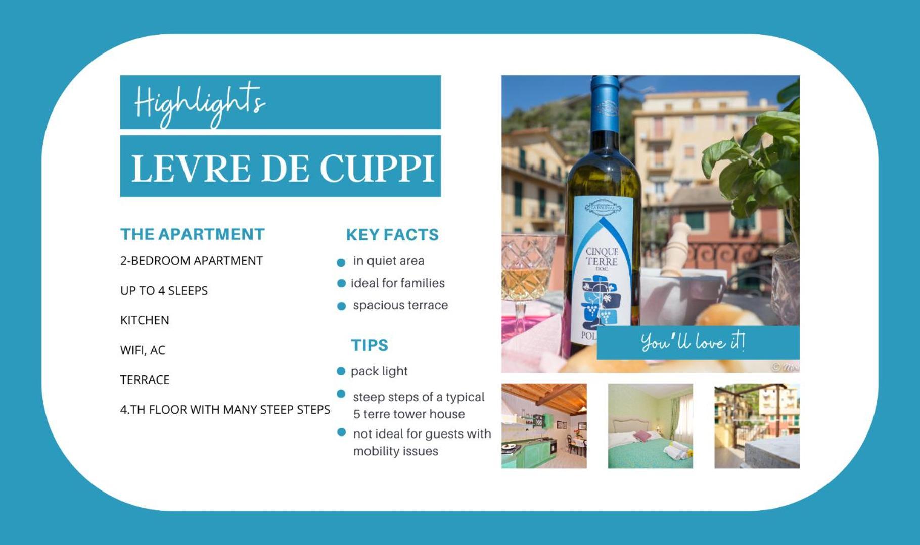 Levre De Cuppi Apartment Monterosso al Mare Exterior photo